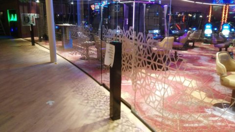 Holland Casino Amsterdam West folie patroon etch